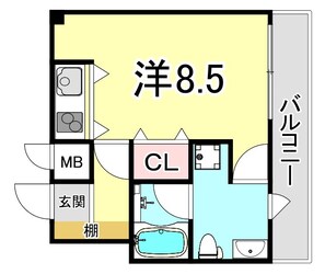 西北チェリーマンションの物件間取画像